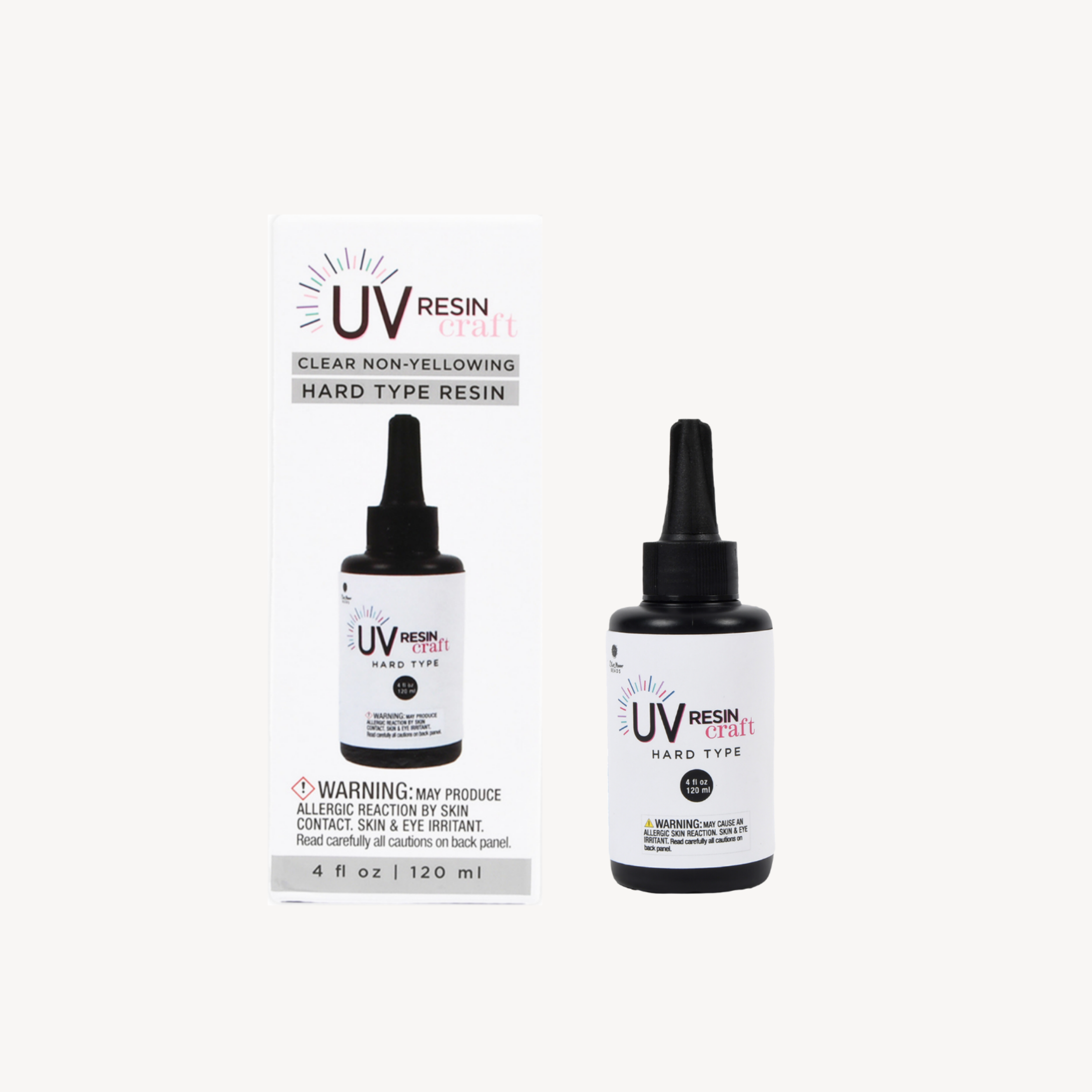 UV ResinCraft Clear Hard Type Resin 120ml Bottle